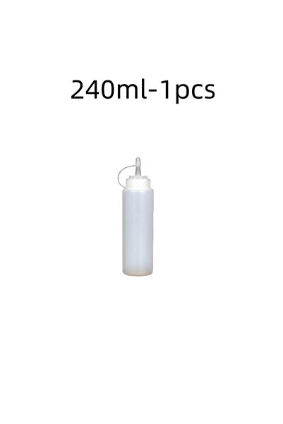 Choice22 240ml-680ml 240ml Large Squeeze Condiment Bottles with Nozzles Ketch...