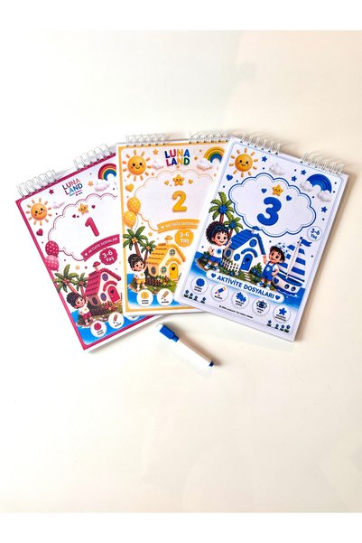 3+ Yaş Aktivite Paketi / Aktivite Seti 1 + Aktivite Seti 2 + Aktivite Seti 3
