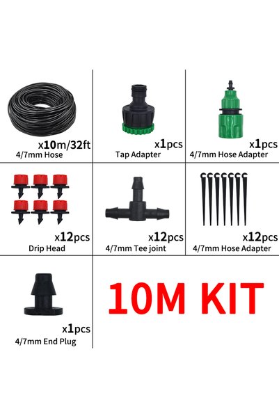 Choice1 10m Portable Micro Drip Irrigation System, 20M Automatic Watering Kit...