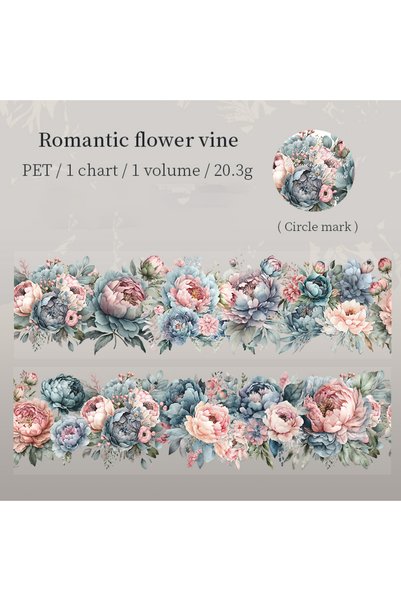 Choice3 S21859-3 200cm/Roll PET Tape Flowers Four Seasons Series Plant Landsc...
