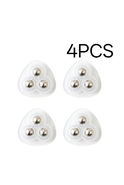 Choice1 4PCS Transparent 4/8/12PCS Adhesive Universal Wheels - 360° Free-Rota...