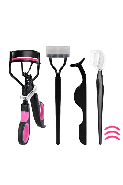 Choice1 4 PCS Dual Color Handle Curling Eyelash Clip Artificial Eyelash Assis...