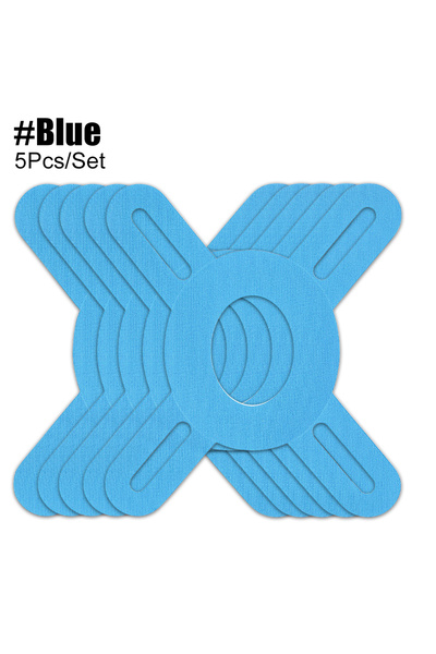 Choice Blue-5PCS 5PCS Precut Kinesiology Tape for Knees - Professional Grade ...