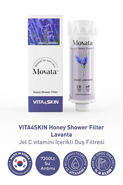 VITA4SKIN C Vitaminli ve Ballı Duş Filtresi - Lavanta Kokulu