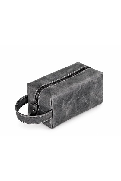 ÖzkanAccessory Corvia Crazy Leather Handbag Doppkit Travel Bag Unisex