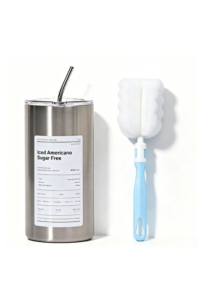 Choice6 601-700ml Silver outfit 600ml Thermos Portable Stainless Steel Coffee...