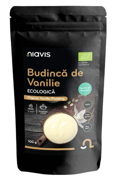 Niavis Budinca de Vanilie fara Gluten Ecologica /Bio 100g