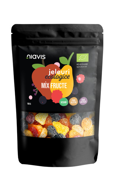 Niavis Jeleuri Mix Fructe fara Gluten Ecologice/Bio 100g