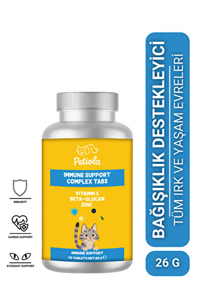 Petiola Bagışıklık Destekleyici, Direnç Arttırıcı Multivitamin Kedi Tableti 7...