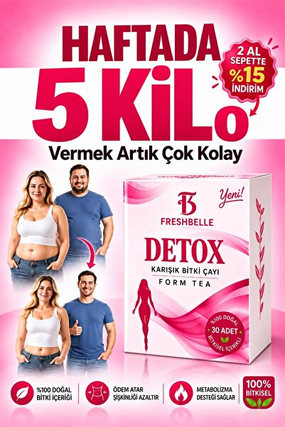 FreshBelle Göbek Eriten zayıflama'ya Özel Formul Detox kilo vermeye yardımcı ...