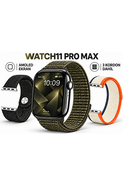 TECHNOTOWN Watch 11 Pro Max Akıllı Saat Arama Konuşma | ChatGPT |Oyun| Mesaj ...