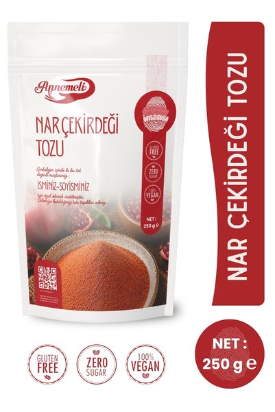 Annemeli 250 GR NAR ÇEKİRDEĞİ TOZU % 100 DOĞAL