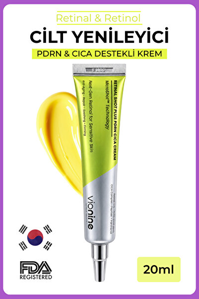 Vio nine Retinal MicroShot™ Plus PDRN Cica Cream %0,1 Made In Korea 20 ML