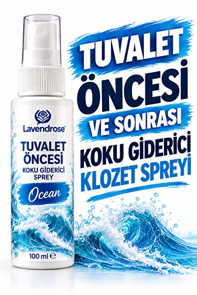 Lavendrose Tuvalet Kokusu - Tuvalet Öncesi ve Sonrası Koku Giderici Ocean Spr...