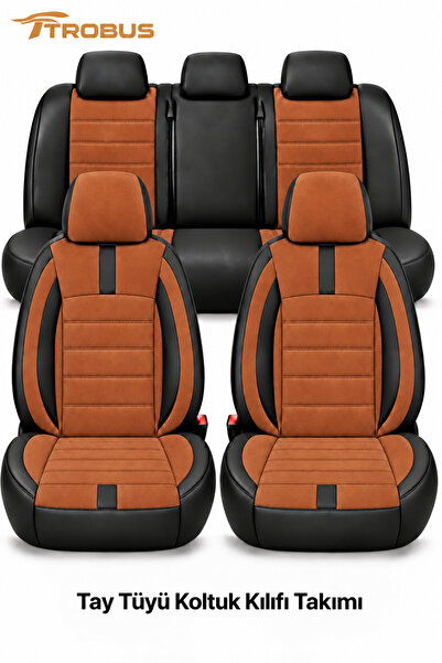 TROBUS Ford Connect 2010 2011 2012 2013 2014 ve Sonrası Uyumlu Taba Siyah Ner...