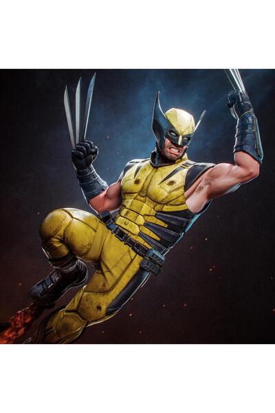 Genel Markalar Wolverine Reçine Figür 1/8 Ölçek – 29,6 cm Boyasız Figür