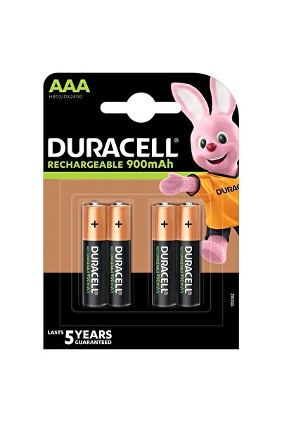 Duracell Επαναφορτιζόμενες μπαταρίες Turbo AAA R3 Ni-MH 1.2V 900mAh, συσκευασ...