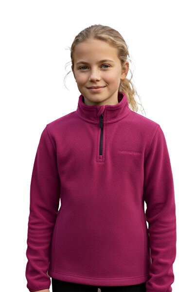 THERMOFORM Polarline Kids 1/4 Zipper Sweatshirt Purple