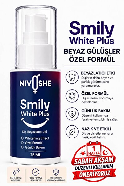 NIVOSHE 75ML Diş Beyazlatıcı Jel Parlatıcı Jel 75 ML Teeth Whitening Gel 75ML
