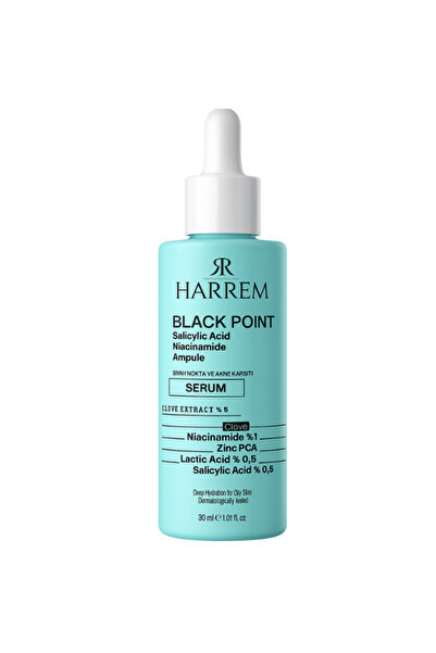 Harrem Skin Care Serum with Niacinamide for Acne & Oily Skin Types 30 ml Blac...