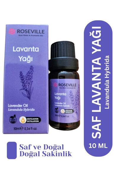 Lavanta Uçucu Yağı 10 ml %100 Saf ve Doğal Lavandula Hybrida