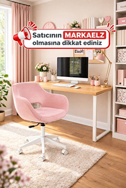 markaelz Ciervo Beyaz Ayaklı Çalışma Sandalyesi