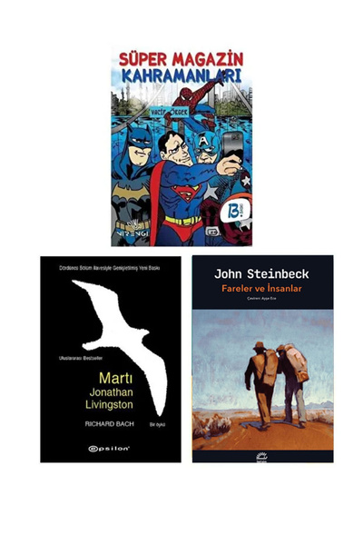 Nirengi Yayınları Süper Magazin K. - Martı Jonathan Livingston - Fareler ve İ...