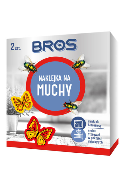 bros Autocolant pentru muște 2 bucăți