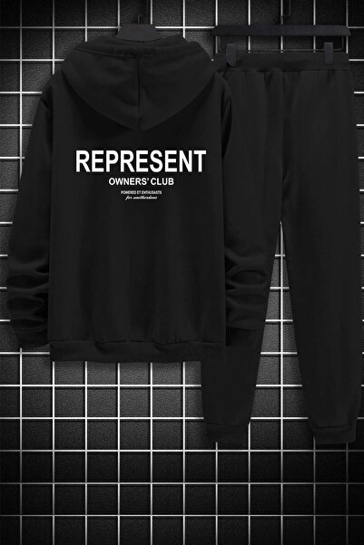 uyguntarz Σετ φόρμας Unisex Represent Printed