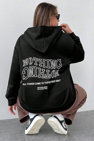 uyguntarz Unisex Nothing Printed Sweatshirt