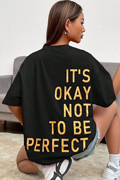 uyguntarz Unisex It's Okay Printed Design T-shirt