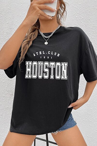 uyguntarz Unisex Houston Printed T-shirt