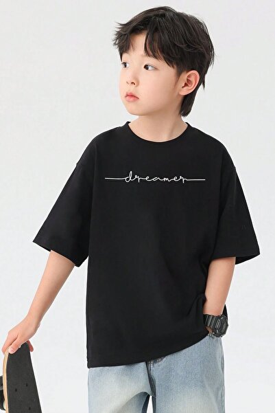 uyguntarz Dreamer Printed Children's Cotton T-shirt
