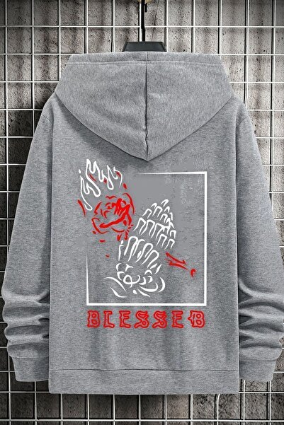 uyguntarz Unisex Blesseb Printed Sweatshirt