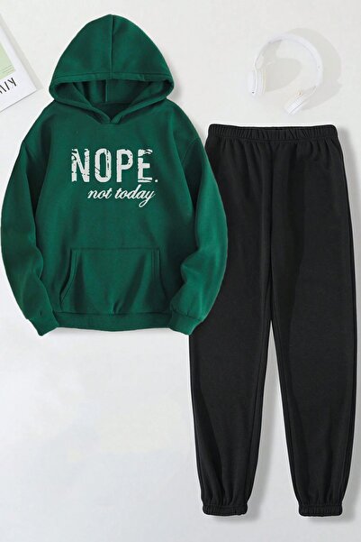 uyguntarz Unisex Nope Printed Tracksuit Set