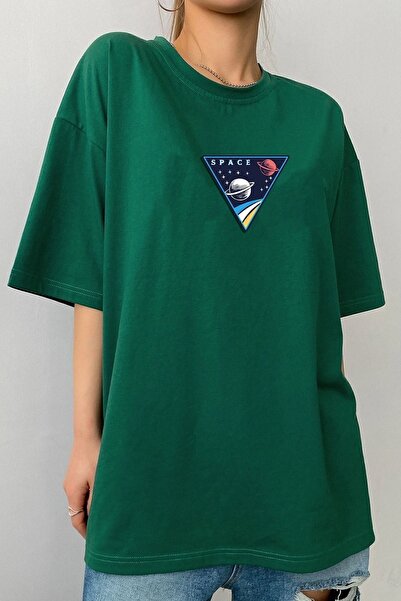 uyguntarz Unisex Space Printed T-shirt