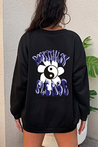 uyguntarz للجنسين الفضاء تحت عنوان Crewneck البلوز