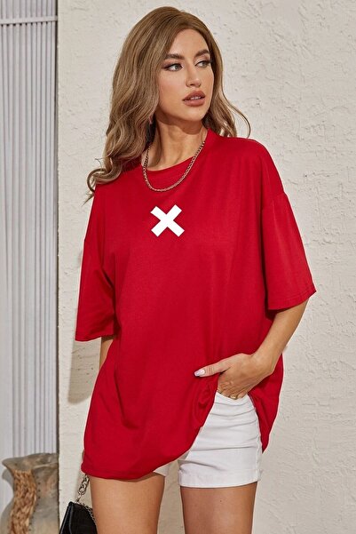 uyguntarz Unisex X Printed T-shirt
