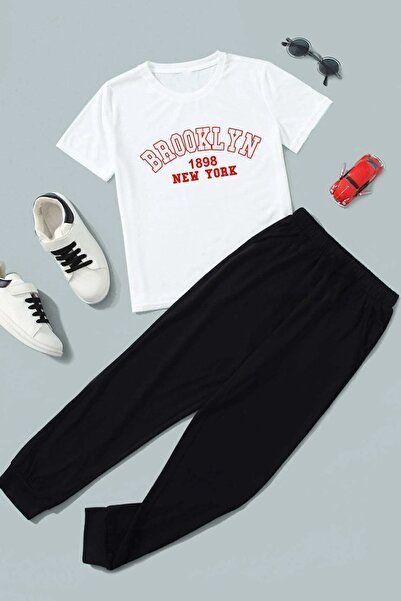 uyguntarz Kids Brooklyn Bottom - Top Tracksuit Set