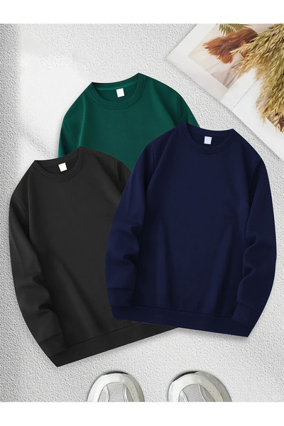 uyguntarz 3 Pack Oversize Sweatshirt