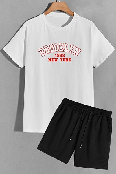 trendypassion Brooklyn Shorts T-shirt Tracksuit Set