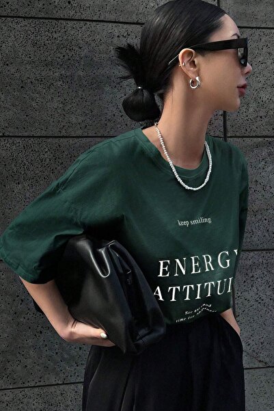 uyguntarz Unisex Energy Printed Design T-shirt