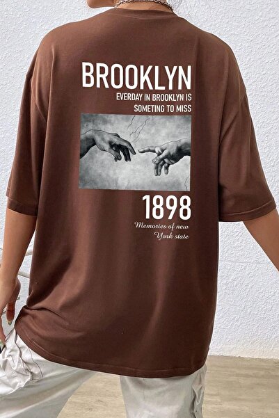 uyguntarz Unisex 1898 Brooklyn Printed T-shirt