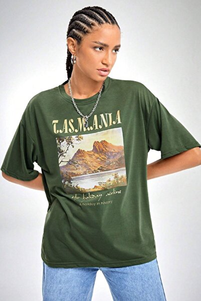 trendypassion Tricou cu design imprimat pe spate