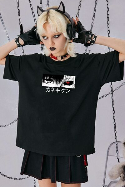 uyguntarz Unisex Ken Kaneki Printed T-shirt