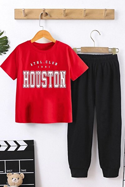 uyguntarz Kids Houston Bottom - Top Tracksuit Set