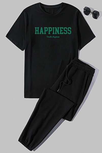 uyguntarz طقم بدلة رياضية للجنسين من Happines مكون من قطعتين