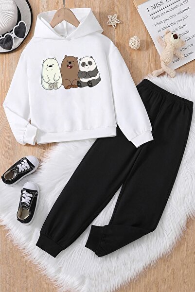 uyguntarz Children's Friendly Bears Tracksuit Set