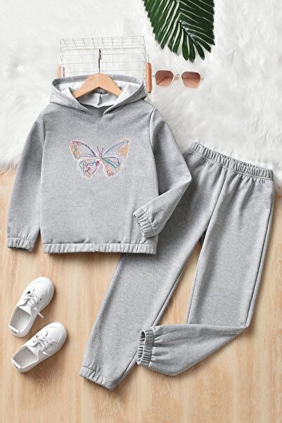 uyguntarz Kids Butterfly Tracksuit Set