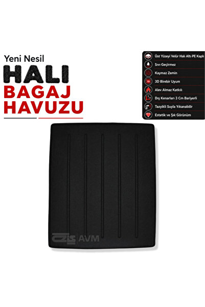 öz-iş BMW 5 G60 (X Drive) Halı Bagaj Havuzu (2024 ve Sonrası) - (Öz-İş)